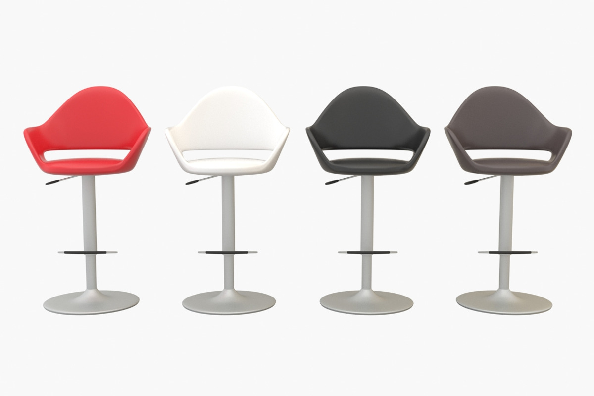 Soft-SG Bar Stool, a Furniture 3D Model by Morne Studio (Photo 7 of 7)