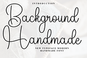 Background Handmade, a Handwritten Font by InermediaSTUDIO (Thumbnail 1 of 8)