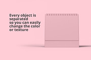 Desk Calendar Mockup, a Product Mockup by simuradi (Thumbnail 3 of 7)