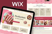 Nail Studio - Website Studio Website, a Wix Template by Kitteeh (Thumbnail 1 of 8)