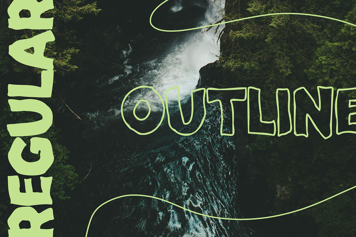 Agusto – Chunky Hand Drawn Font, a Handwritten Font by Mockmenot (Photo 9 of 10)