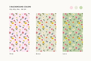 Watercolor Flower Garden, a Decorative Illustration by Manimanisa (Thumbnail 7 of 13)