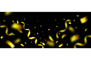 Luxury confetti with gold explosion, an Object Illustration by art PVP - market