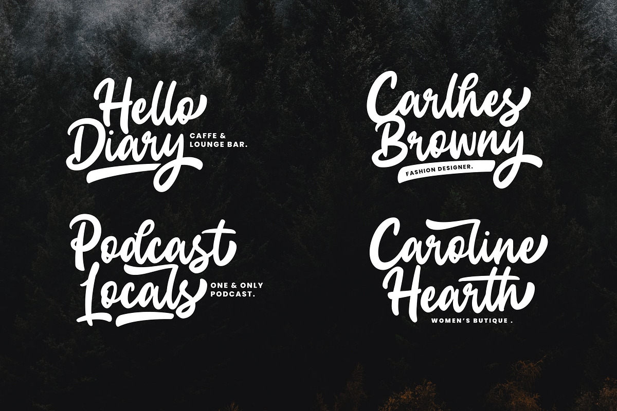 Carlhes Browny, a Script Font by sizimon (Photo 7 of 7)