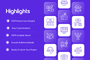 Streaming Art Icon Set, an Outline Icon by Prosymbols (Thumbnail 2 of 7)
