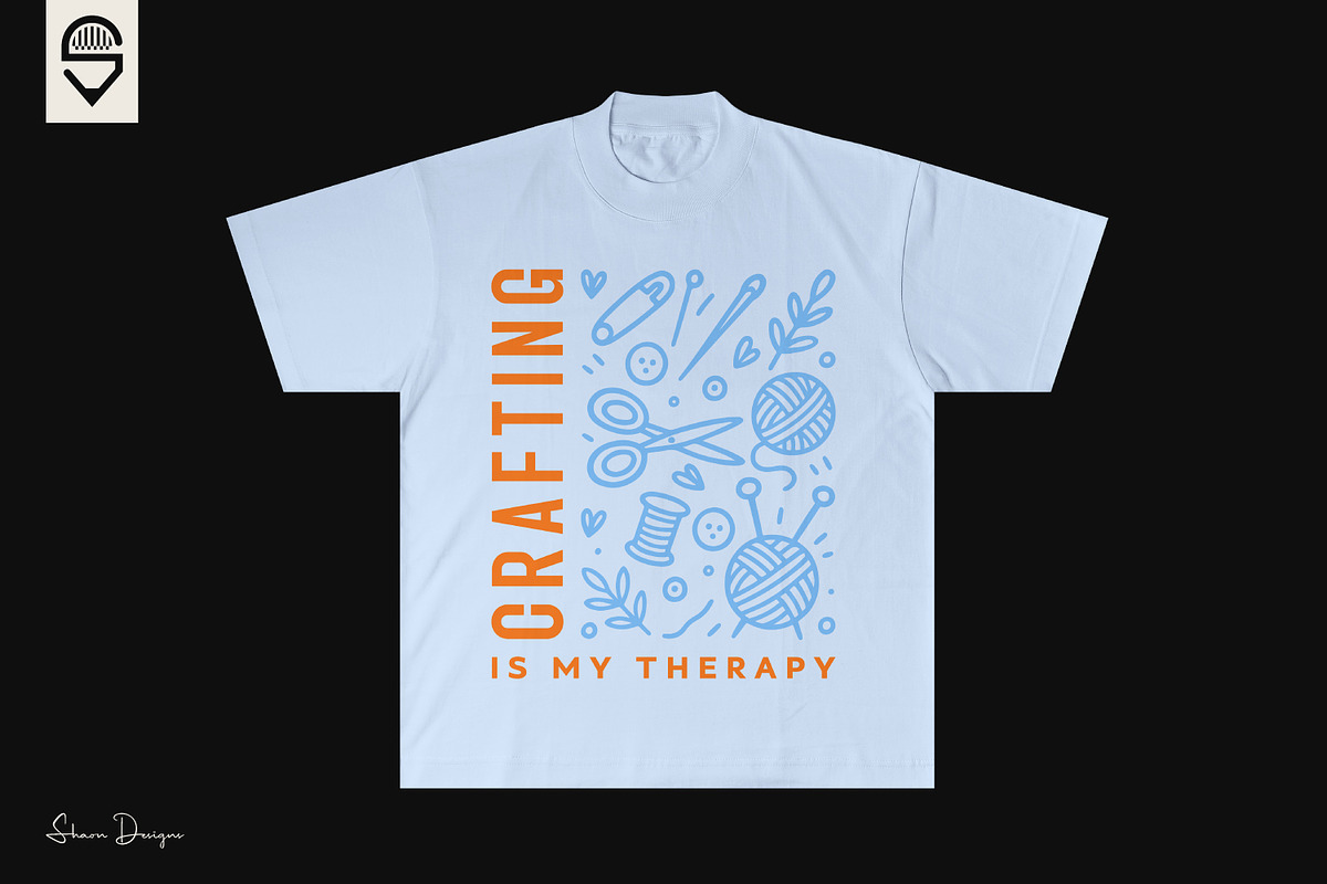 Crafting is my therapy, DIY lovers, a Graphic by shaondesigns (Photo 3 of 4)