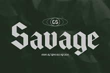 CS Savage – Gothic Font