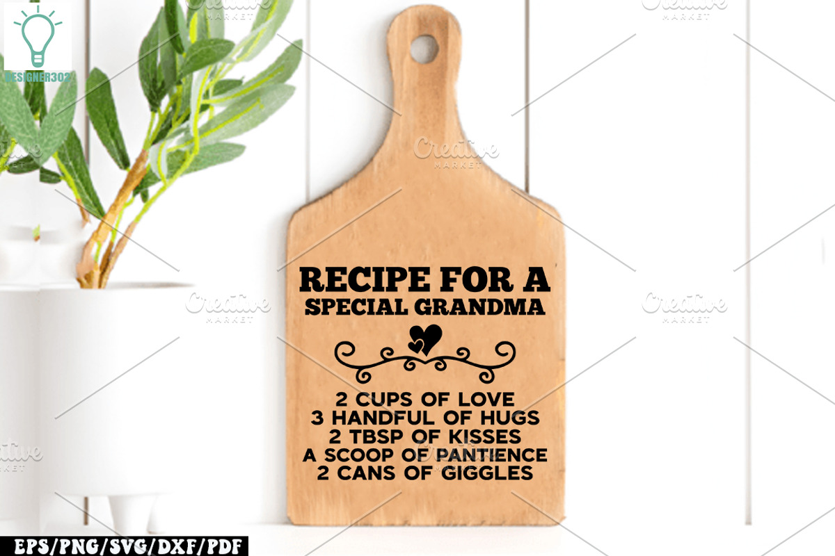 Family Recipe SVG Bundle, Recipe SVG, an Illustration by Designer302 (Photo 7 of 23)