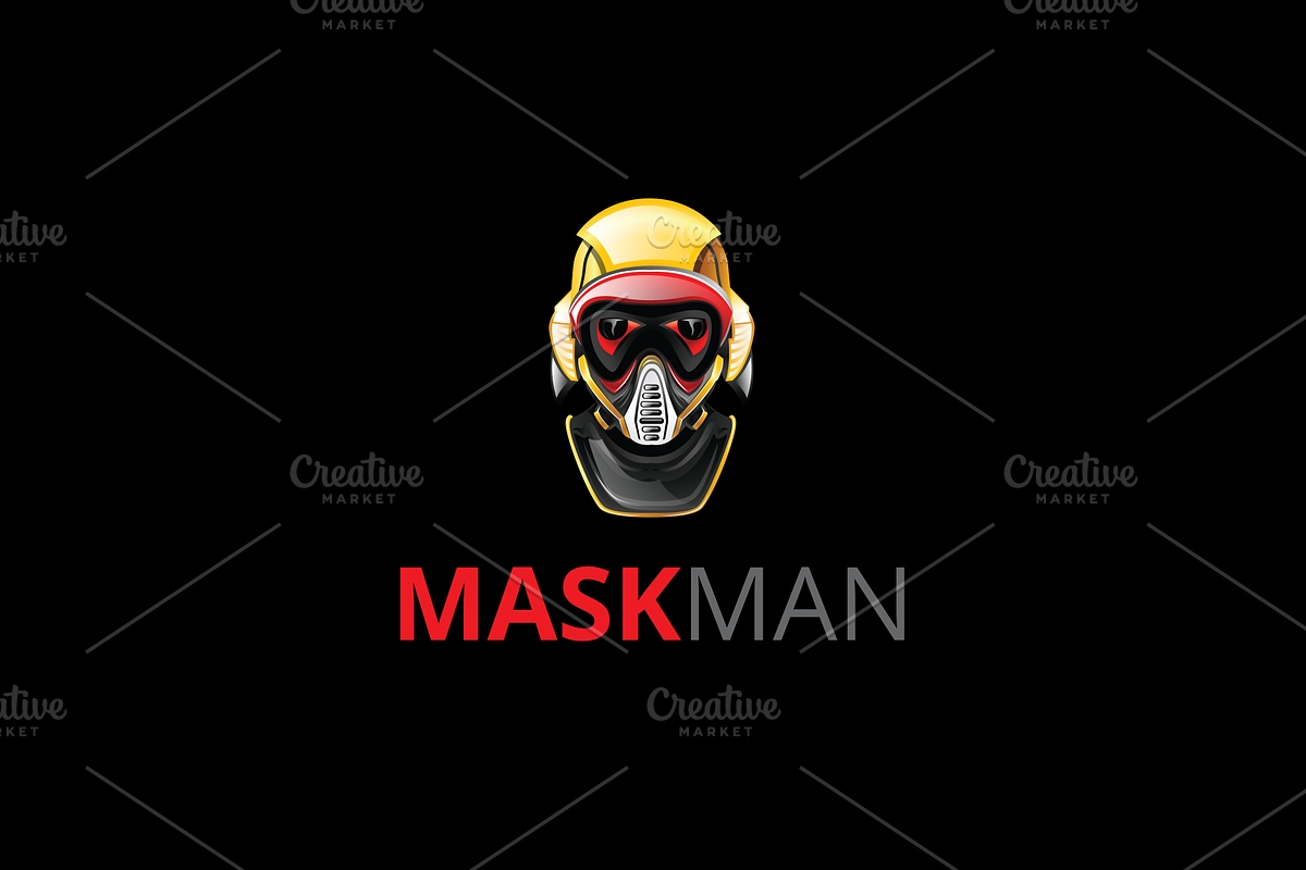 Mask Man Logo, a Branding & Logo Template by Maraz Logo