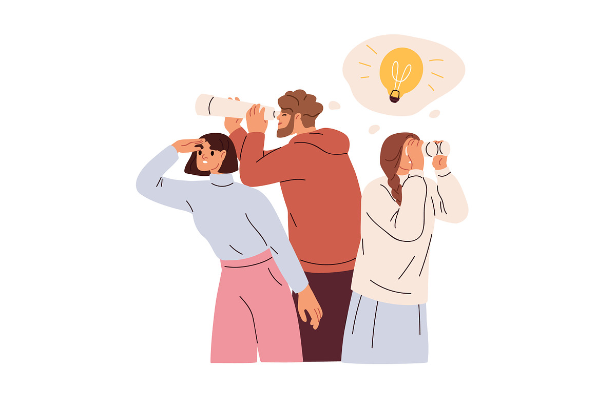 People search for ideas concept set, a Person Illustration by Good Studio (Photo 10 of 14)