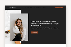 Coaching WordPress Theme Judy