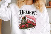 Believe North Pole Train Png, an Illustration by Craft Nest (Thumbnail 6 of 6)