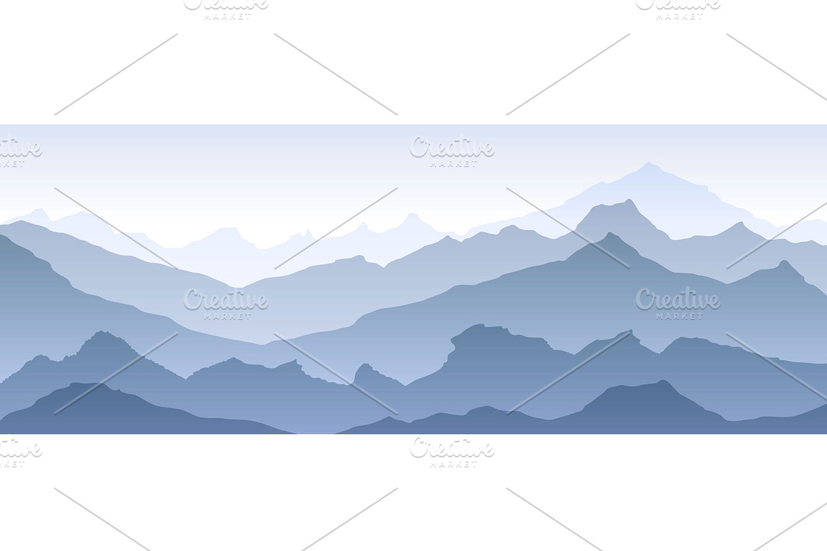 mountains illustration vector, a Texture Illustration by Rommeo79 (Photo 8 of 8)