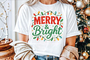 Merry and Bright Png Christmas Png, an Illustration by Sublimation Artist (Thumbnail 7 of 9)