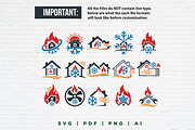 HVAC Logo SVG Bundle, a Branding & Logo Template by Guavanaboy (Thumbnail 2 of 3)