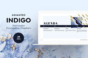 INDIGO PPT Presentation Templates, a Presentation Template by Vintage To Vectors (Thumbnail 1 of 8)