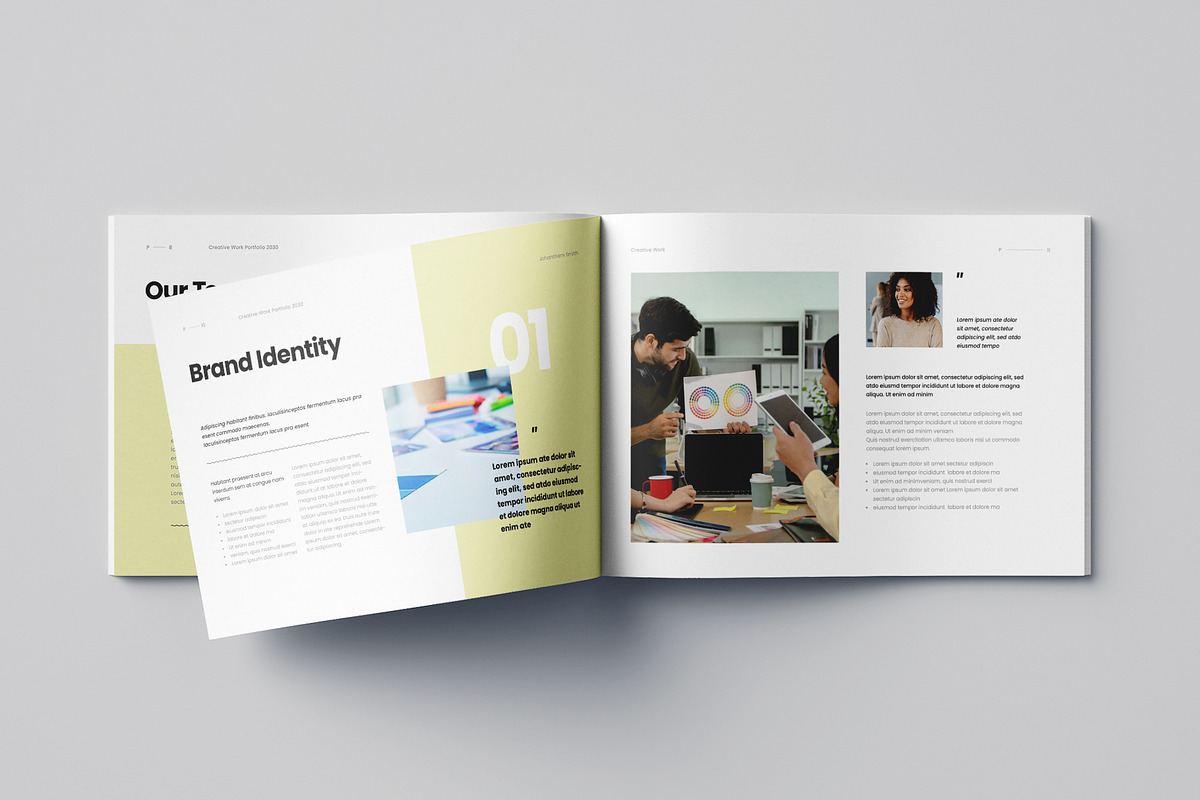 Portfolio Template | MS Word & EPS, a Brochure Template by HiveArts (Photo 6 of 9)