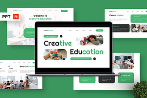 Creative Education - School PPT, a Presentation Template by Deepslide Studio