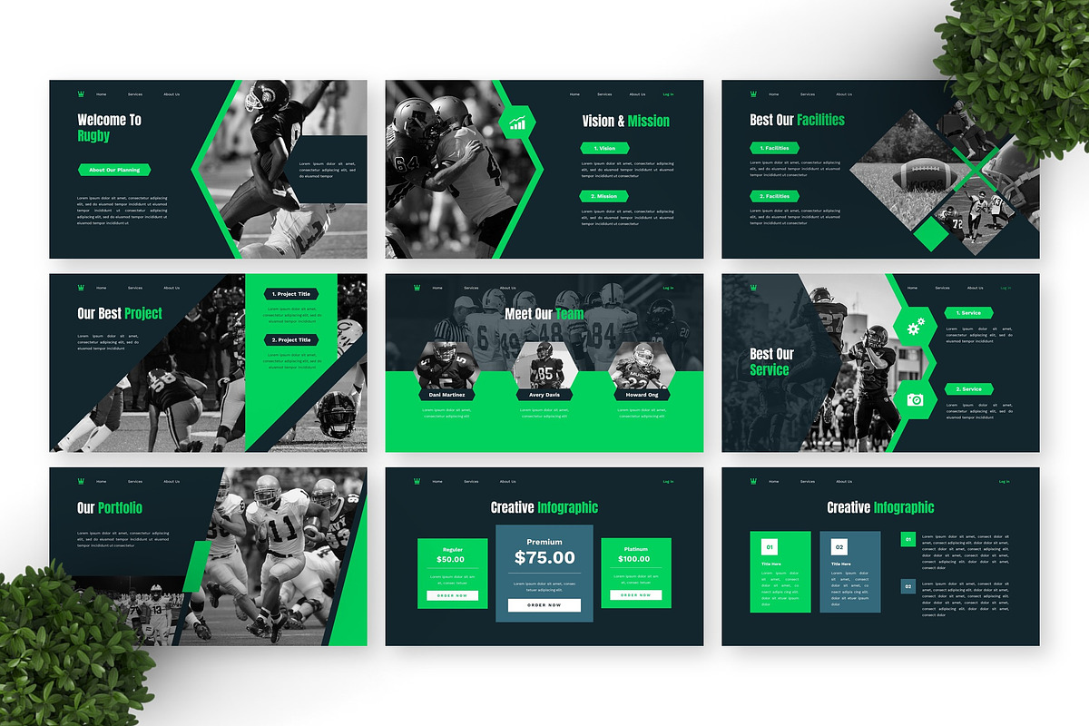 Rugby - American Football GSL, a Presentation Template by Deepslide Studio (Photo 5 of 6)