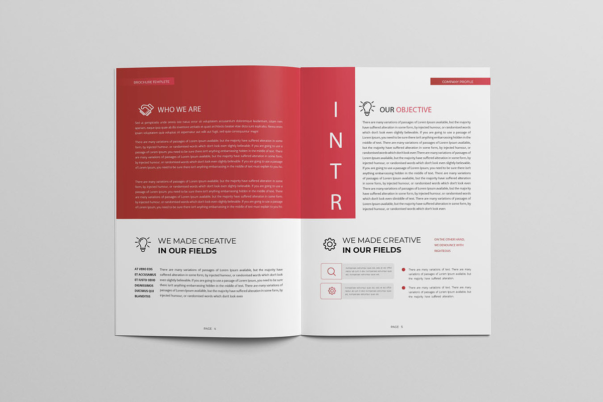 Company Profile Template WORD & INDD, a Brochure Template by Taiffco (Photo 5 of 8)
