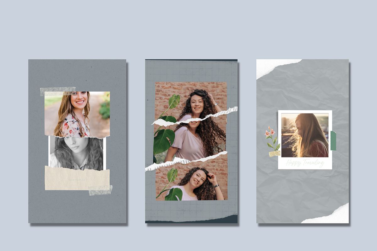 Paper Story Instagram Templates, a Social Media Template by Palm Creatives (Photo 4 of 10)