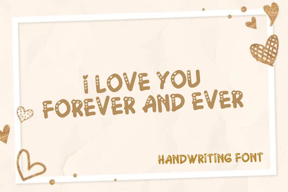 LOVELY VALENTINE, a Sans Serif Font by Fourteen Letter (Photo 5 of 8)