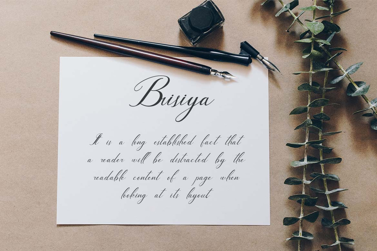 Daneworch Classy Script Font, a Script Font by UICreative (Photo 3 of 13)