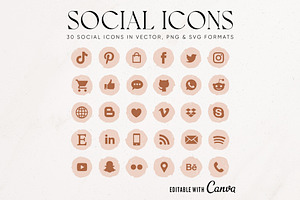 TerraCotta Social Icon Pack