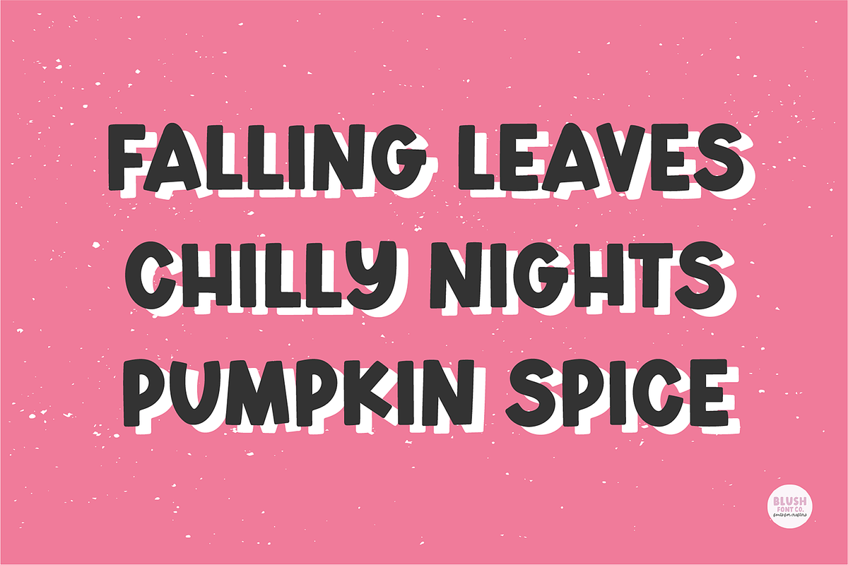AUTUMN DISPLAY Bold Font, a Font by Blush Font Co. (Photo 2 of 6)