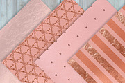 Rose Gold Digital Paper, a Texture Graphic by Leska's Digitals (Thumbnail 6 of 7)