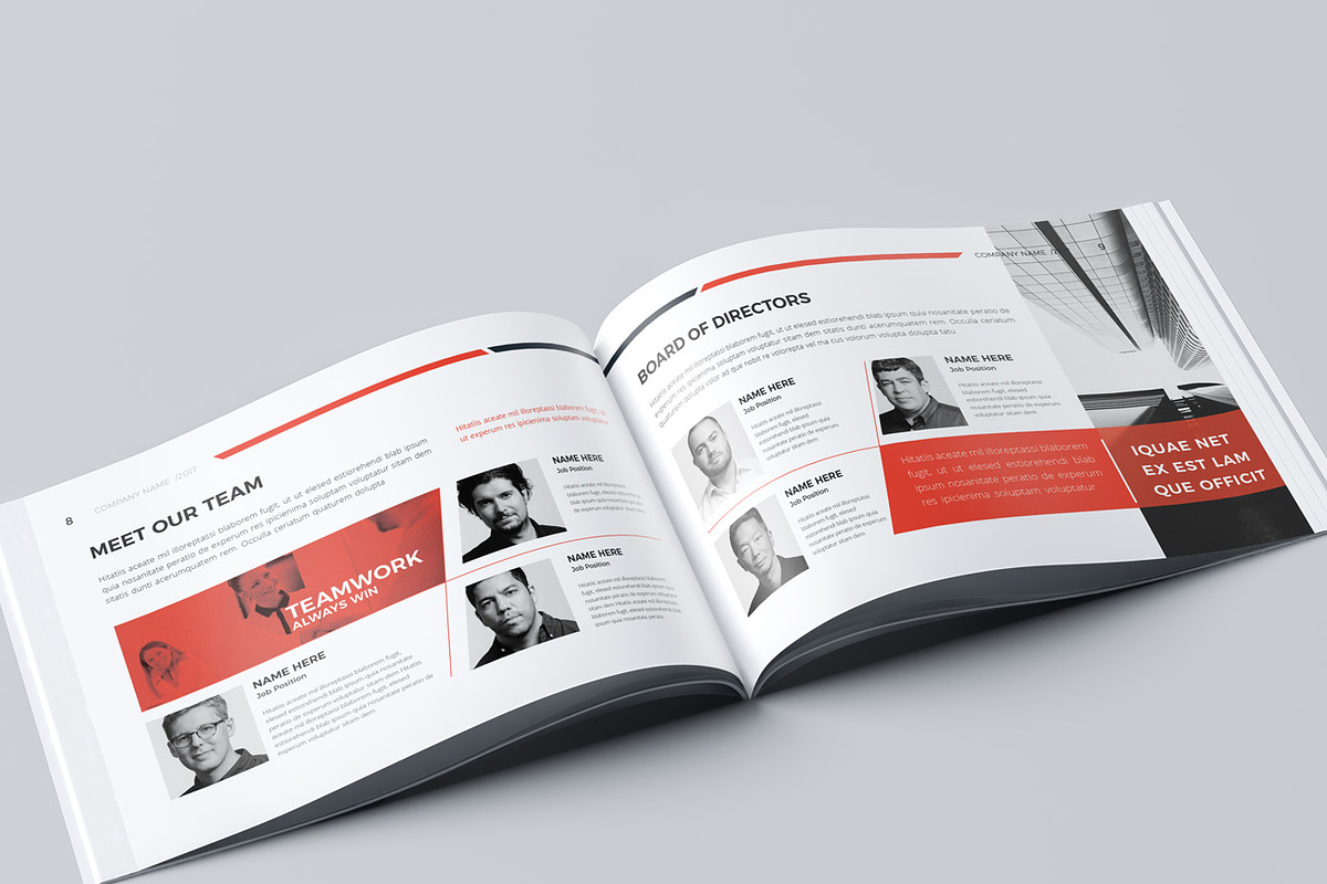 A5 Landscape Company Profile, a Brochure Template by BrochuresFactory (Photo 4 of 9)
