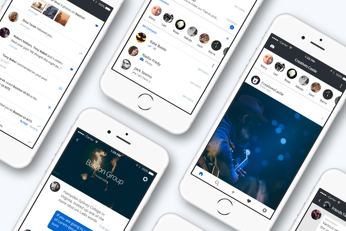 Shadow Mobile Kit, an UI Kit Template by CreativesCastle (Photo 4 of 9)