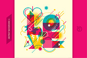 Youthful abstract backgrounds, an Illustration by Radoman (Thumbnail 5 of 7)