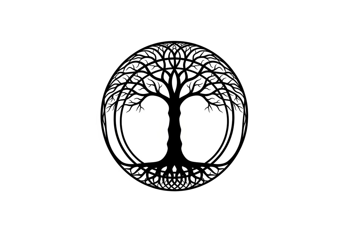 Tree of Life Circle Frame Bundle, an Illustration by Gaye Art (Photo 18 of 51)