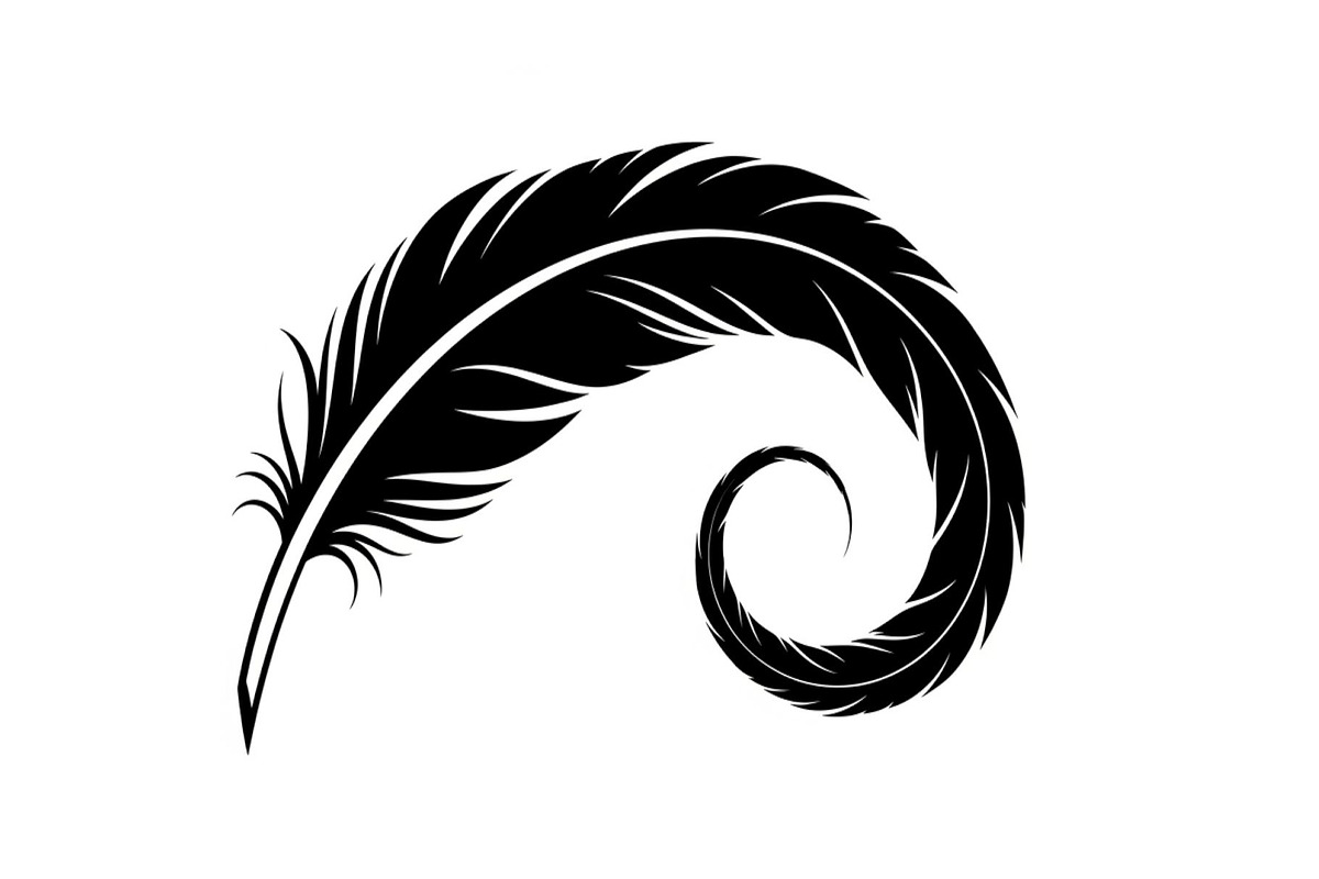 Vintage Feather Swirl SVG Bundle, an Illustration by Creativeshirt (Photo 20 of 31)