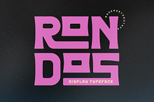 Rondos Display Typeface Font