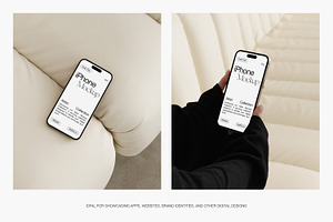 IPhone, MacBook, & Poster Mockups