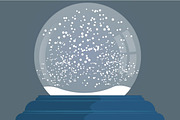 SET Snow globe - Christmas toy, a Decorative Illustration by pashigorov (Thumbnail 7 of 12)