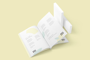 Magazine Mockup - A4 210x297 Mm