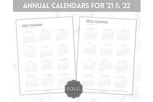 Daily Planner, Weekly, Monthly PACK