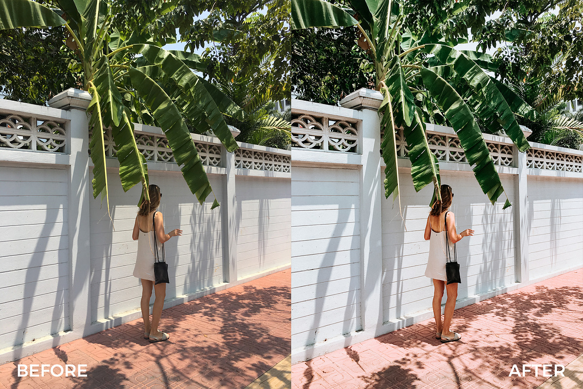 Orange Lightroom Mobile Presets preview 4