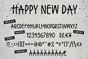 Happy New Day Font, a Sans Serif Font by iPad Lettering (Thumbnail 4 of 4)