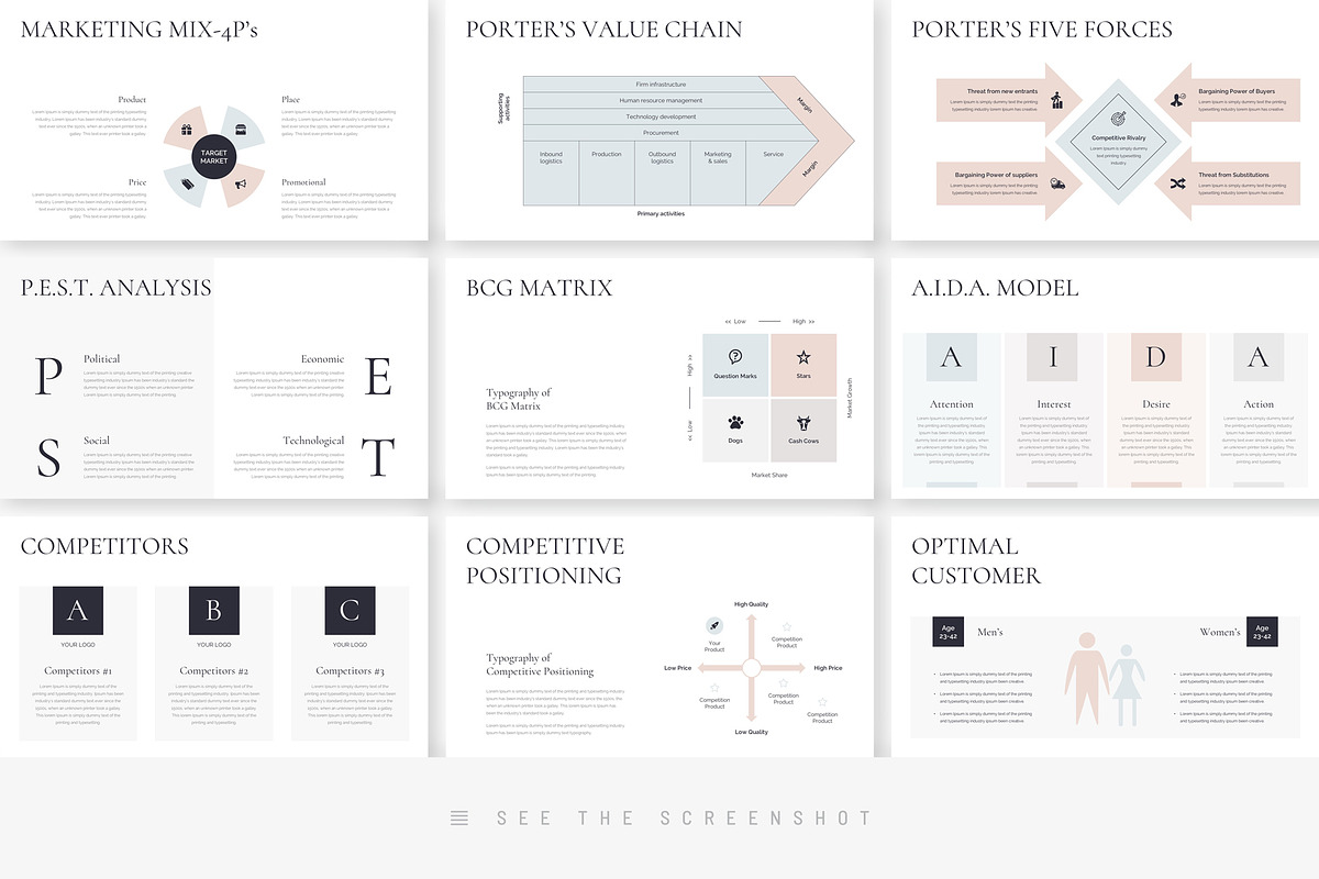 Business Plan Minimal Keynote, a Presentation Template by TemplatesForest (Photo 6 of 10)