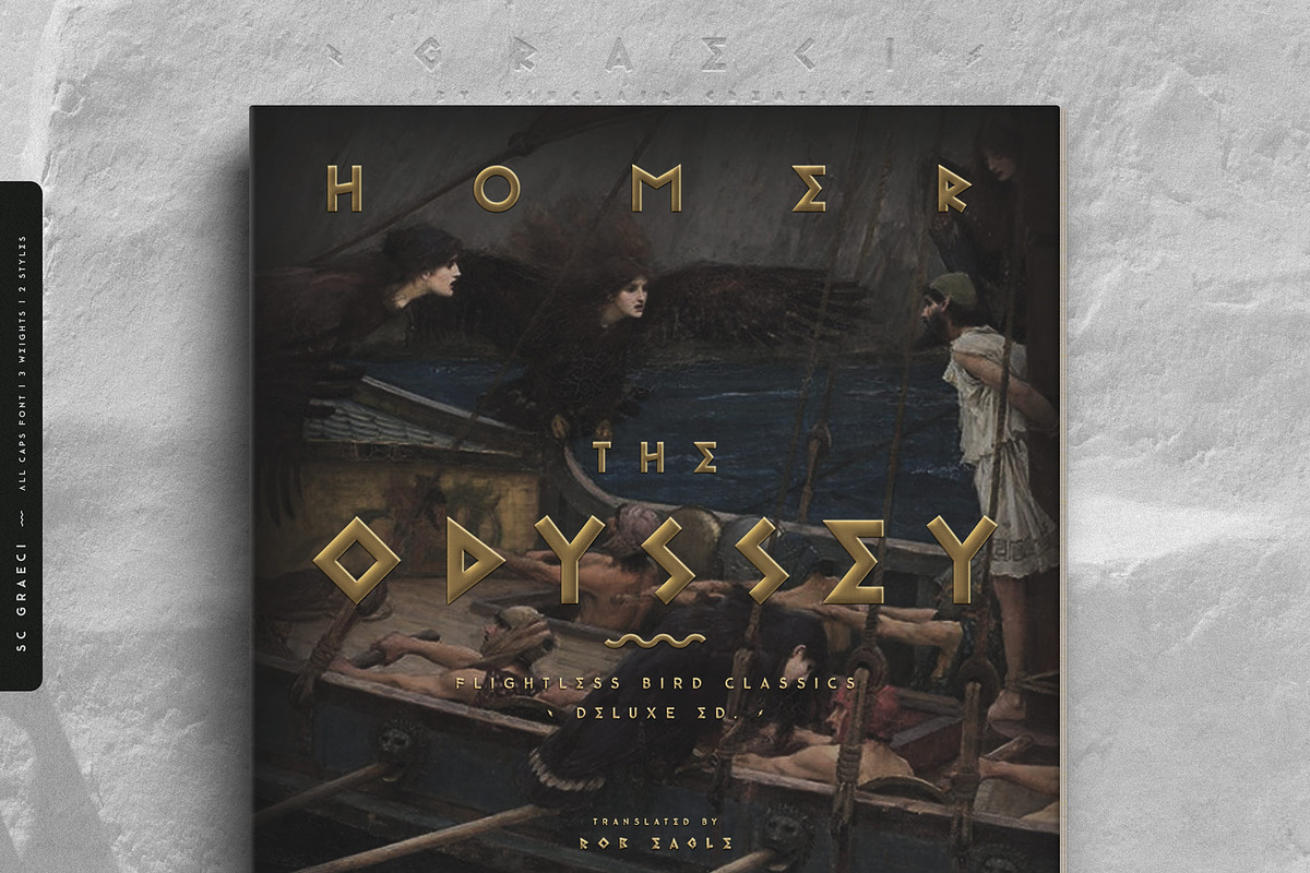 Graeci Display — Greek Inspired Font, a Sans Serif Font by Sinclair Creative Agency (Photo 2 of 15)
