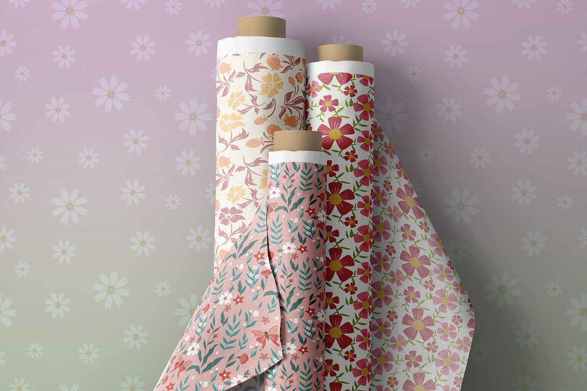Vintage Floral Seamless Pattern, a Pattern Graphic by Digital Studio (Photo 4 of 5)