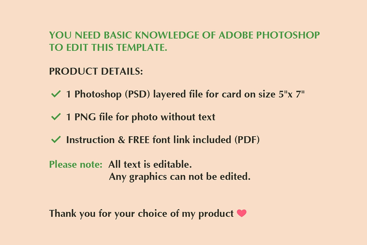 Warm Frame Photo Card PSD Template, a Card Template by PSD templates and Photos (Photo 6 of 6)
