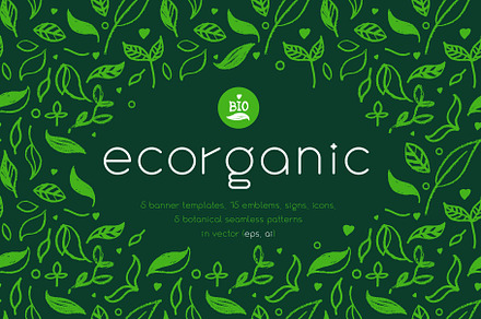 Organic shapes & Ecology concept