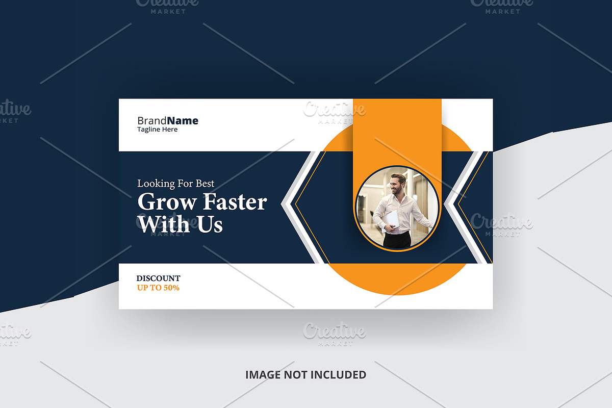 Digital marketing thumbnail design, a Social Media Template by graphics city