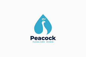 Peacock Logo, a Branding & Logo Template by Zeer Graphic