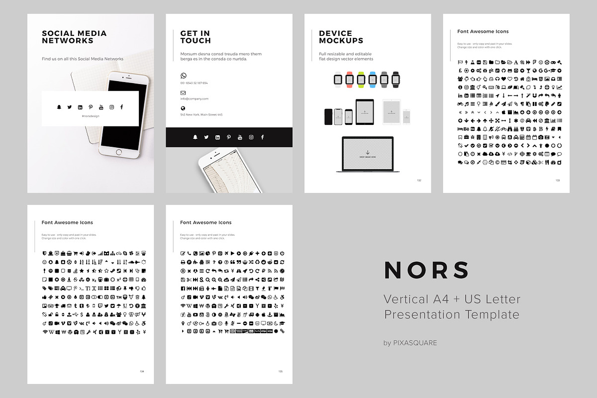 NORS Vertical Google Slide + GIFT, a Presentation Template by PixaSquare (Photo 22 of 23)